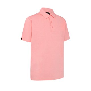 Callaway Premium Heathered męskie polo, strawberry pink heather