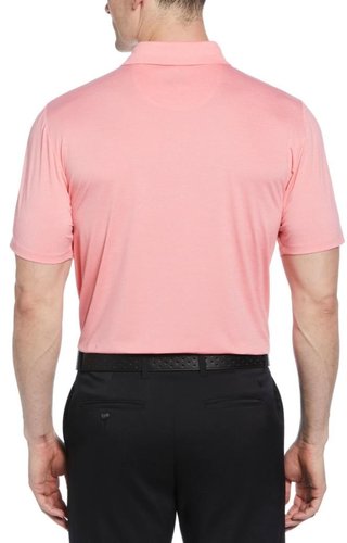 Callaway Premium Heathered męskie polo, strawberry pink heather