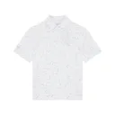 Callaway Floral Print dziecięce polo, białe