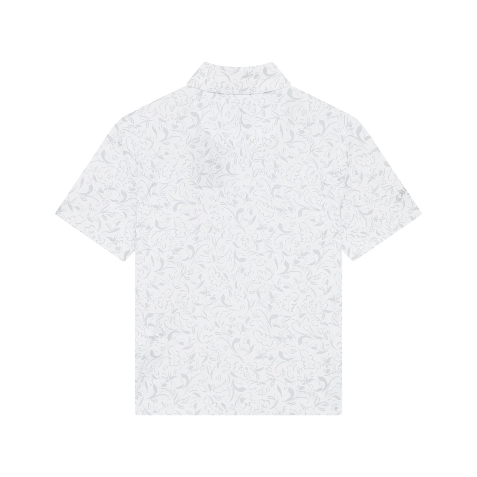 Callaway Floral Print dziecięce polo, białe
