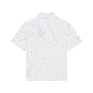 Callaway Floral Print dziecięce polo, białe