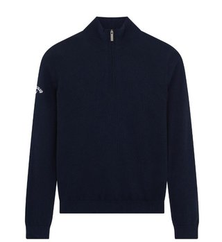 Callaway Junior 1/4 Zip sweter dla chłopców, navy blue