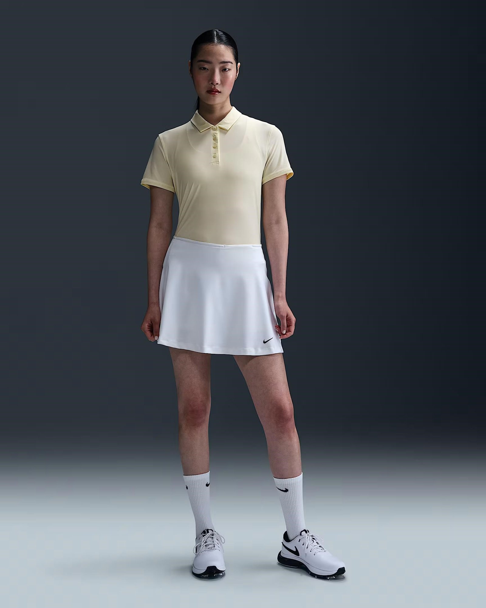 Nike Victory Dri-FIT SS damskie polo, alabaster/white