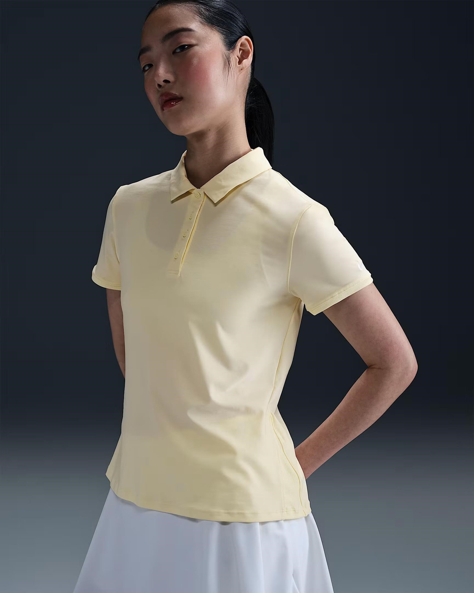 Nike Victory Dri-FIT SS damskie polo, alabaster/white