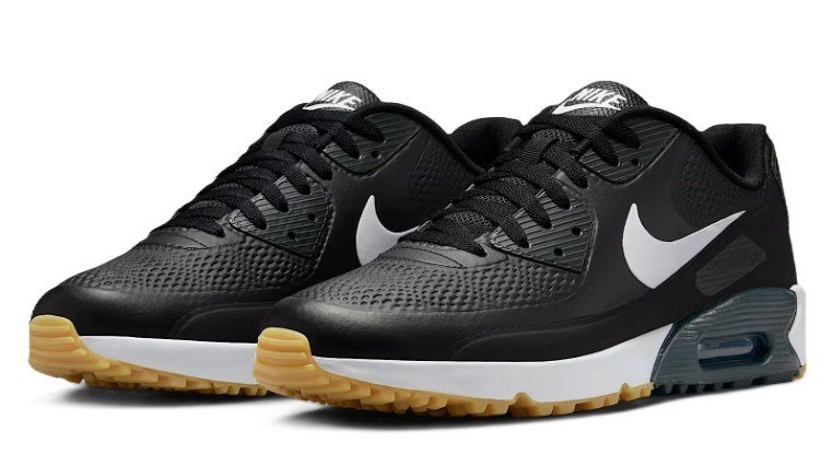 Nike AIR MAX 90 G buty golfowe, czarno/białe