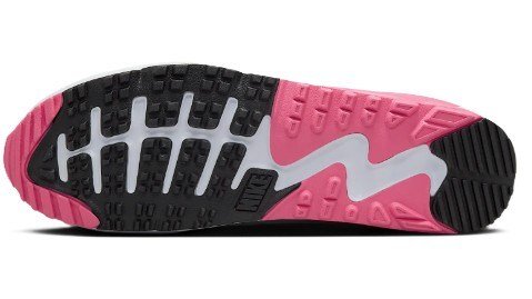 Nike AIR MAX 90 G unisex buty golfowe, white/laser pink/concord
