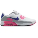 Nike AIR MAX 90 G unisex buty golfowe, white/laser pink/concord