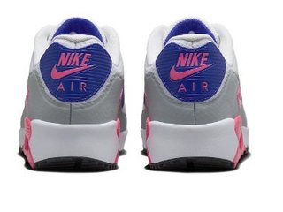 Nike AIR MAX 90 G unisex buty golfowe, white/laser pink/concord