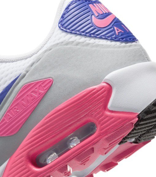 Nike AIR MAX 90 G unisex buty golfowe, white/laser pink/concord