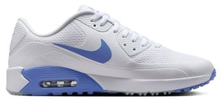 Nike AIR MAX 90 G unisex buty golfowe, biało/niebieskie