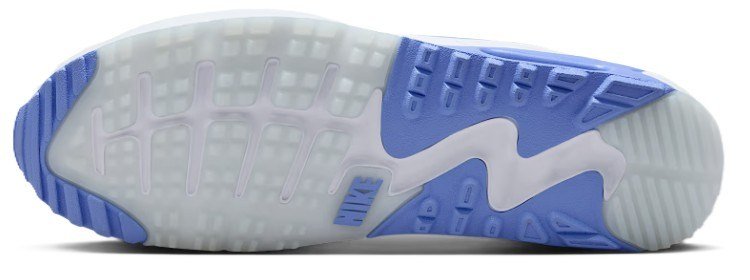 Nike AIR MAX 90 G unisex buty golfowe, biało/niebieskie