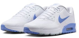 Nike AIR MAX 90 G unisex buty golfowe, biało/niebieskie