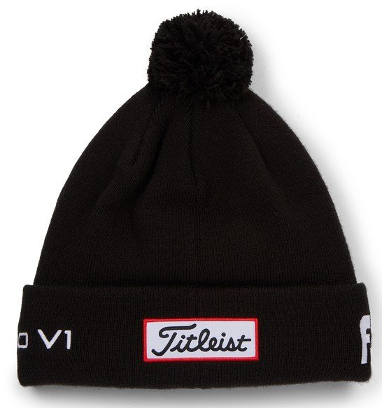 Titleist Tour Pom Pom czapka zimowa, czarna