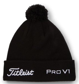 Titleist Tour Pom Pom czapka zimowa, czarna