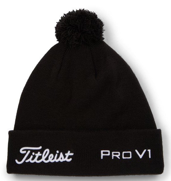 Titleist Tour Pom Pom czapka zimowa, czarna