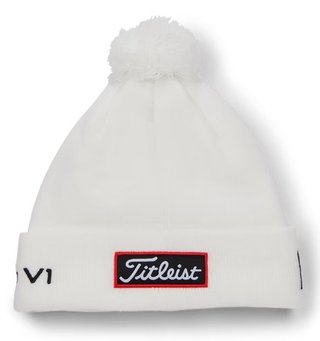 Titleist Tour Pom Pom czapka zimowa, biała