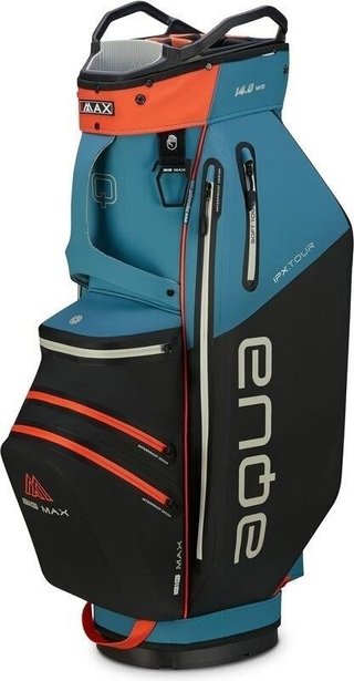 Big Max AQUA IPX.Tour cart bag, niebieski/czarno/pomarańczowy