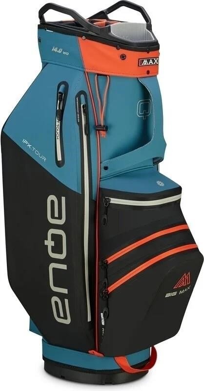 Big Max AQUA IPX.Tour cart bag, niebieski/czarno/pomarańczowy