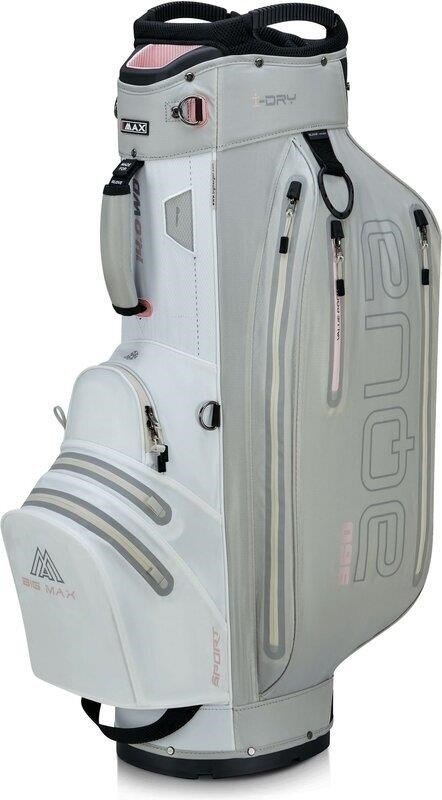 Big Max Aqua Sport 360 cart bag, biało/szaro/różowy