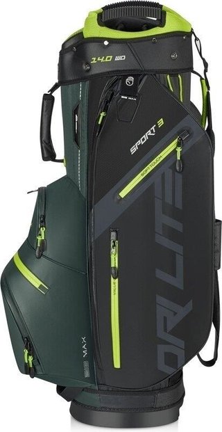 Big Max Dri Lite Sport 3 cart bag, zielono/czarno/limonkowy