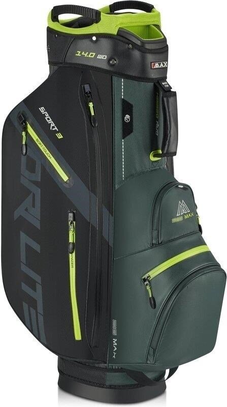 Big Max Dri Lite Sport 3 cart bag, zielono/czarno/limonkowy