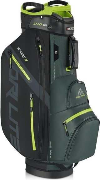 Big Max Dri Lite Sport 3 cart bag, zielono/czarno/limonkowy