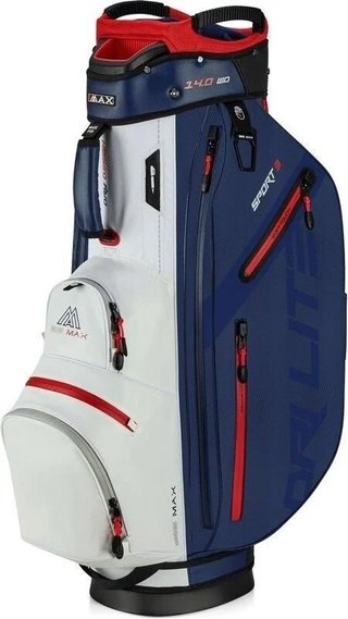 Big Max Dri Lite Sport 3 cart bag, granatowo/biało/czerwony