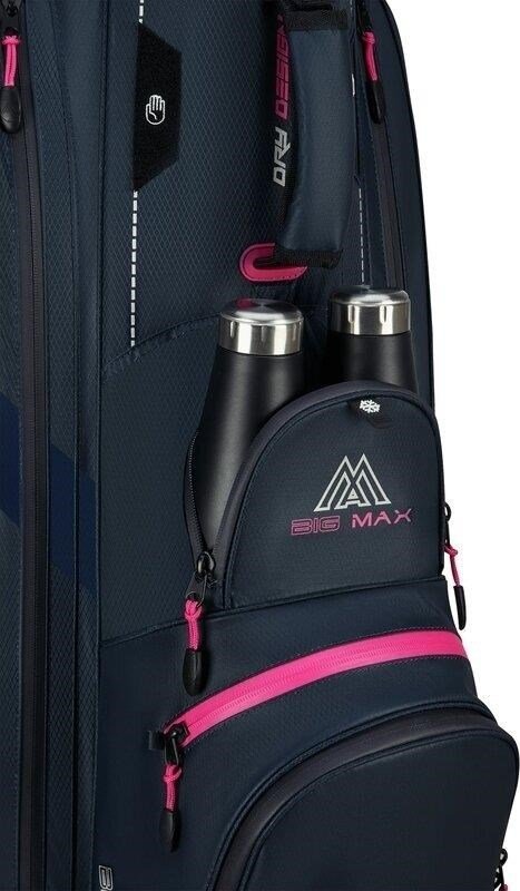 Big Max Dri Lite Sport 3 cart bag, steel blue/fuchsia