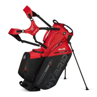 Big Max Dri Lite Hybrid Plus stand bag, czerwono/czarny