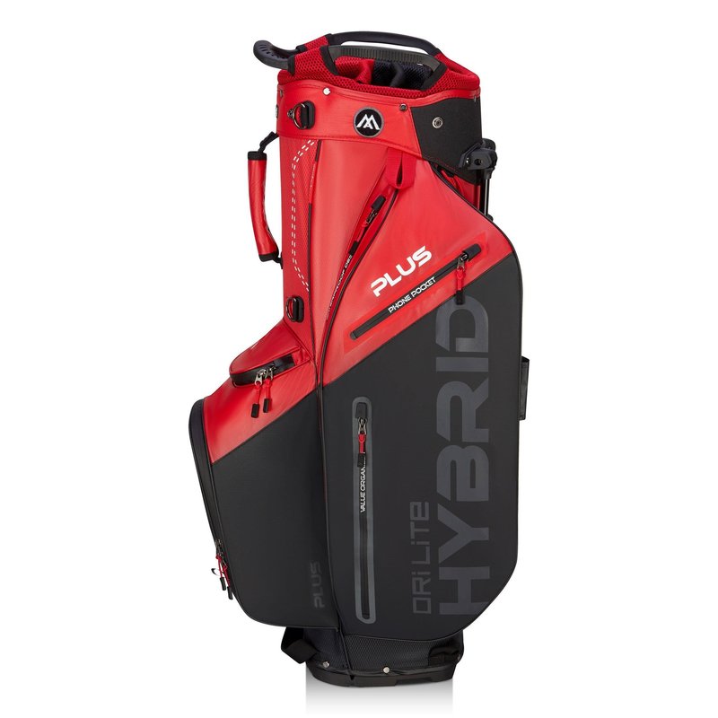 Big Max Dri Lite Hybrid Plus stand bag, czerwono/czarny