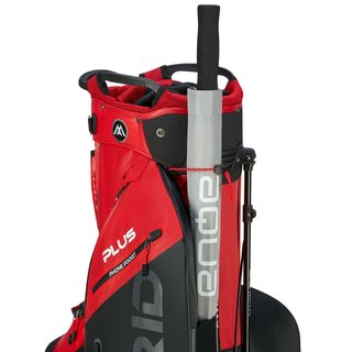 Big Max Dri Lite Hybrid Plus stand bag, czerwono/czarny