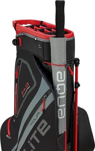 Big Max Dri Lite Hybrid Tour 2 stand bag, czarno/szaro/czerwony