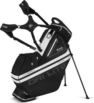 Big Max Dri Lite Hybrid Tour 2 stand bag, czrano/biały