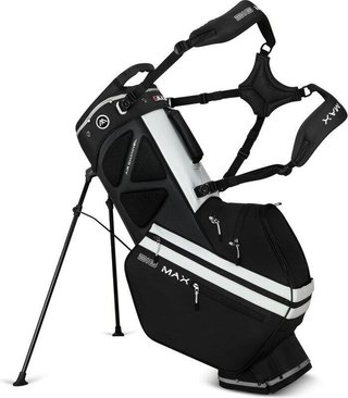 Big Max Dri Lite Hybrid Tour 2 stand bag, czrano/biały