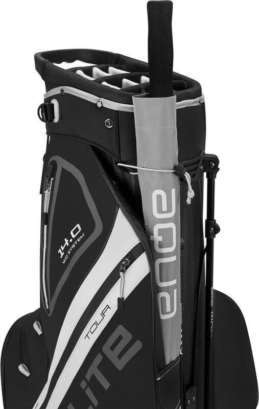 Big Max Dri Lite Hybrid Tour 2 stand bag, czrano/biały