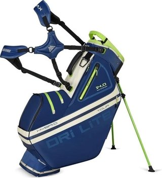 Big Max Dri Lite Hybrid Tour 2 stand bag, granatowo/limonkowy