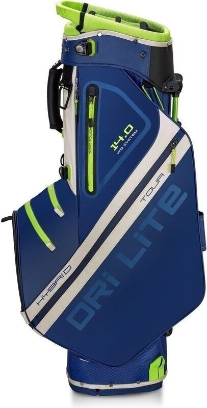 Big Max Dri Lite Hybrid Tour 2 stand bag, granatowo/limonkowy