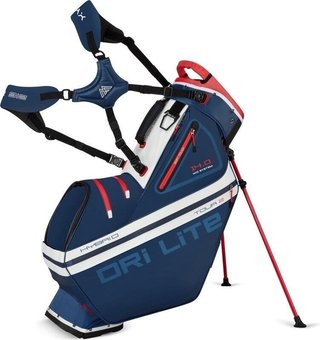 Big Max Dri Lite Hybrid Tour 2 stand bag, granatowo/czerwono/biały