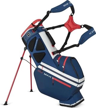 Big Max Dri Lite Hybrid Tour 2 stand bag, granatowo/czerwono/biały