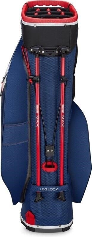Big Max Dri Lite Hybrid Tour 2 stand bag, granatowo/czerwono/biały