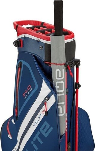 Big Max Dri Lite Hybrid Tour 2 stand bag, granatowo/czerwono/biały
