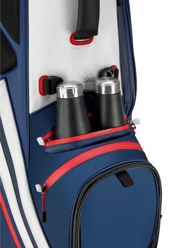 Big Max Dri Lite Hybrid Tour 2 stand bag, granatowo/czerwono/biały