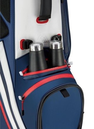 Big Max Dri Lite Hybrid Tour 2 stand bag, granatowo/czerwono/biały