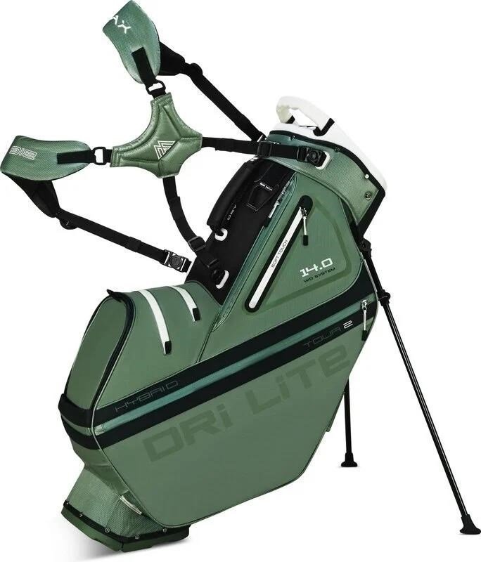 Big Max Dri Lite Hybrid Tour 2 stand bag, zielono/czarny