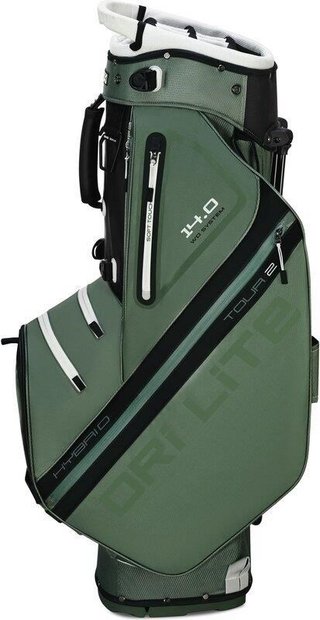 Big Max Dri Lite Hybrid Tour 2 stand bag, zielono/czarny