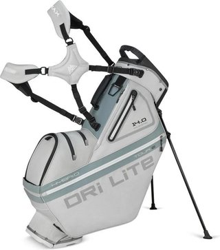 Big Max Dri Lite Hybrid Tour 2 stand bag, srebrno/szary