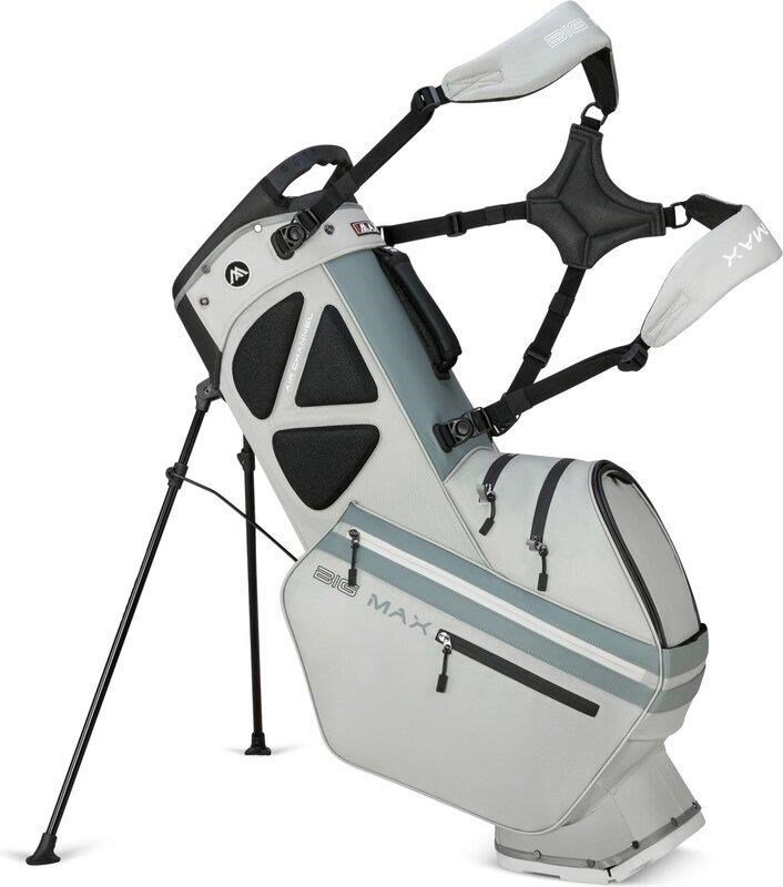 Big Max Dri Lite Hybrid Tour 2 stand bag, srebrno/szary