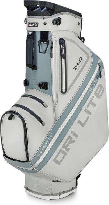 Big Max Dri Lite Hybrid Tour 2 stand bag, srebrno/szary