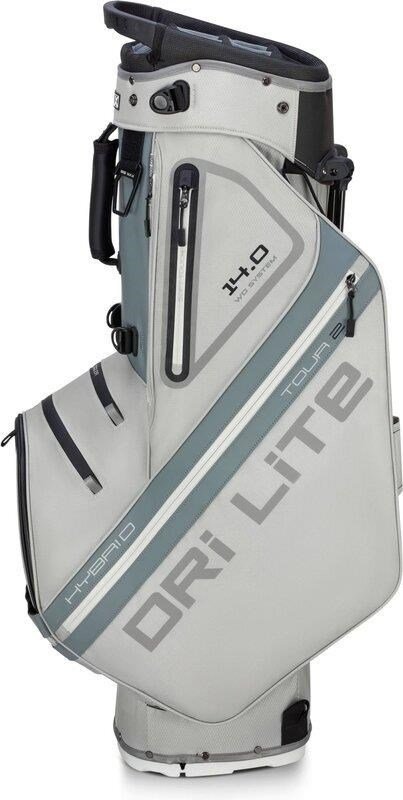 Big Max Dri Lite Hybrid Tour 2 stand bag, srebrno/szary