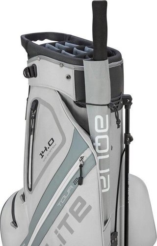 Big Max Dri Lite Hybrid Tour 2 stand bag, srebrno/szary